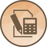 Calculations Low Poly Background Icon vector