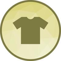 Plain T Shirt Low Poly Background Icon vector