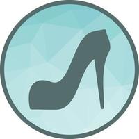 Stilletos Low Poly Background Icon vector