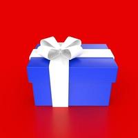 gift box isolated on background photo