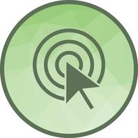 Pay Per Click Low Poly Background Icon vector