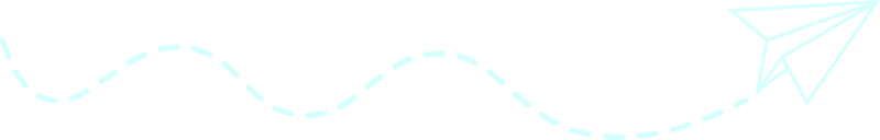 ruta de avión de papel de línea discontinua png