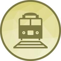 Train Low Poly Background Icon vector