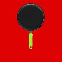 Frying pan isolated on a background photo
