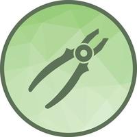 Pliers Low Poly Background Icon vector