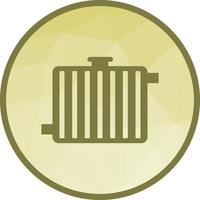Radiator Low Poly Background Icon vector