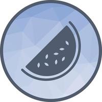 Watermelon slice Low Poly Background Icon vector