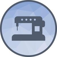 Automatic Machine Low Poly Background Icon vector