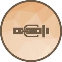 Belt Low Poly Background Icon vector