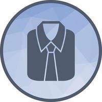Formal Shirt Low Poly Background Icon vector