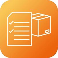 Delivery Checklist Vector Icon