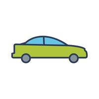 Commercial Business Car Vector Icon