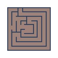 Maze Vector Icon