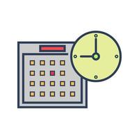 Time Planning Vector Icon