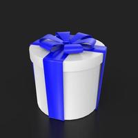 Gift box isolated on background photo