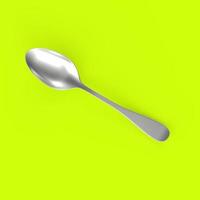 spoon isolated kitchen object photo