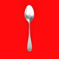 spoon isolated kitchen object photo