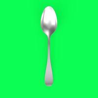 spoon isolated on a background photo