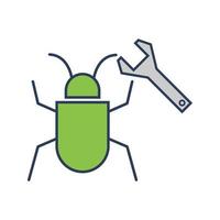 Bug Fixing Vector Icon