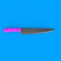 knife isolated on background photo