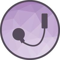 Charger Cable Low Poly Background Icon vector