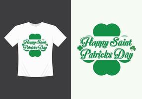 feliz día de san patricio vector imprimible, diseño de camiseta de plantilla de ilustración. Camiseta del día de San Patricio. camiseta del día de san patricio.