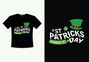 feliz día de san patricio vector imprimible, diseño de camiseta de plantilla de ilustración. Camiseta del día de San Patricio. camiseta del día de san patricio.