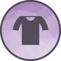 T Shirt Low Poly Background Icon vector
