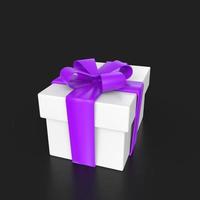 gift box isolated on background photo