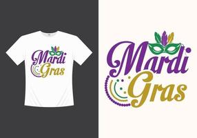 Mardi Gras Printable Vector Illustration Template T-shirt and Graphic Design Resource