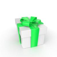 gift box isolated on background photo