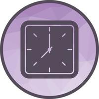 Clock Low Poly Background Icon vector