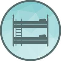 Children's Bedroom Low Poly Background Icon vector