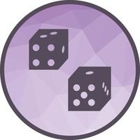 Probability Low Poly Background Icon vector