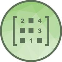 Solve Problem Low Poly Background Icon vector