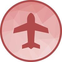 Airplane mode Low Poly Background Icon vector