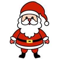 Weihnachtsmann. png-Illustration mit transparentem Hintergrund. png