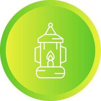 Oil Lamp Vector Icon