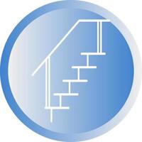 icono de vector de escaleras