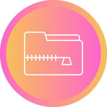 Zip File Vector Icon