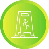 Wet Floor Vector Icon