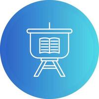 Education Presentation Vector Icon