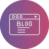 Blog Vector Icon