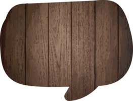 di legno discorso bolla ritagliare icona png