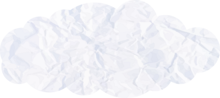 White cloud with paper texture Crop-out Icon png