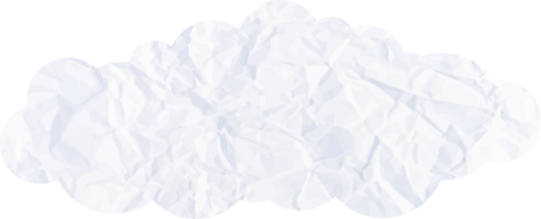 White cloud with paper texture Crop-out Icon png