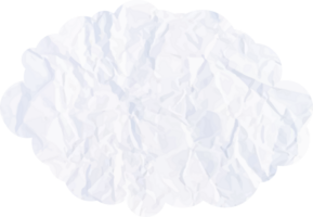 nuage blanc avec icône de recadrage de texture de papier png