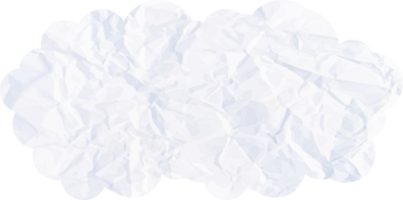 White cloud with paper texture Crop-out Icon png