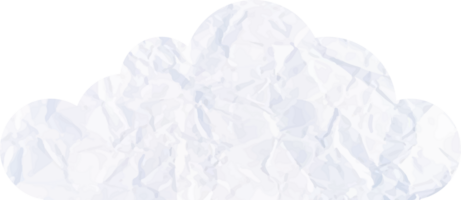 White cloud with paper texture Crop-out Icon png