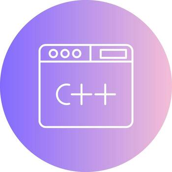 icono de vector de lenguaje de programación